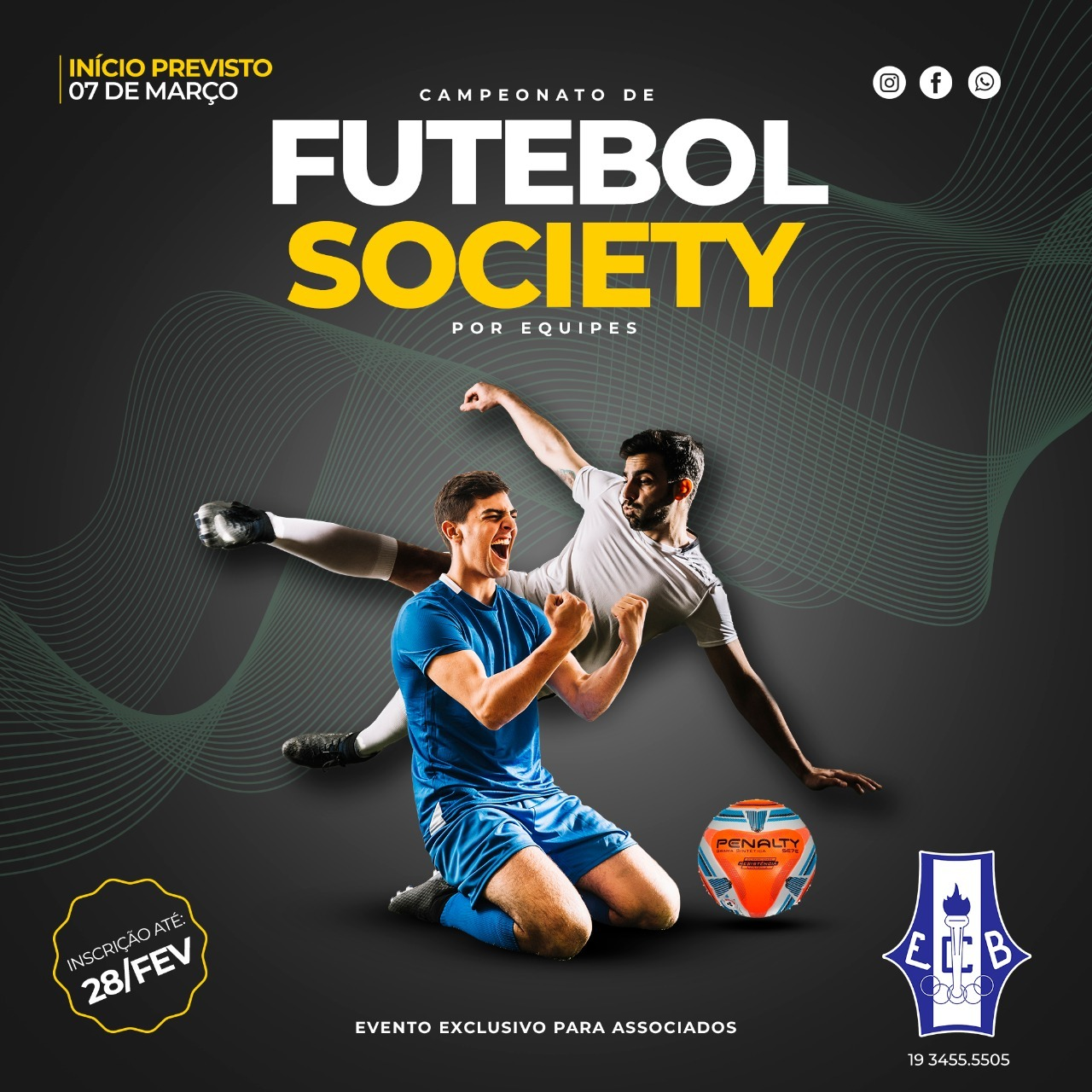 Campeonato de Futebol de Salão Adulto – E.C.B. 2019